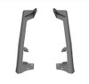 Road Armor JK50DB Defender Windshield Light Bar Mounts with One Lower Mount for 07-18 Jeep Wrangler JK