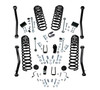 RealTruck Superlift K184 4" Dual Rate Coil Spring Lift Kit with Shock Extensions for 18-23 Jeep Wrangler JL Unlimited