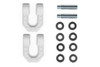 DV8 Offroad UNSK-01BL Elite Series 3/4" D-Ring Shackles in Black