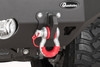 Daystar KU70059FA Locking D-Ring Isolator and Washers in Fluorescent Orange for 3/4" D-Ring Shackle