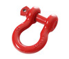 Overland Vehicle Systems 19019905 3/4" 4.75 Ton D-Ring Recovery Shackles in Zinc - Single