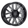 Black Rhino Hard Alloys 2095PIS-85127B71 Pismo Wheel in 20x9.5 with 4.5in Backspace Gloss Black with Milled Spokes for 07-25 Jeep Wrangler JL, JK & Gladiator JT