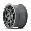 Dirty Life Race Wheels 9305-8973MGT Theory 9305 Street Series Wheel 18x9 with 5.0in Backspace in Matte Gunmetal for 07-25 Jeep Wrangler JL, JK & Gladiator JT