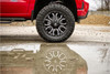 Rough Country 93209013 Series 93 Wheel 20x9 with 4.5in Backspace in Black with Machined Accents for 07-25 Jeep Wrangler JK, JL and Gladiator JT