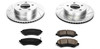 Power Stop K2160 Front Z23 Evolution Sport Performance 1-Click Brake Kit for 02-07 Jeep Liberty KJ