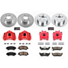 Power Stop KC2162-36 Front & Rear Z36 Extreme Performance Truck & Tow Brake Kit with Calipers For 03-07 Jeep Liberty KJ
