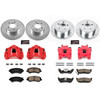 Power Stop KC2162-36 Front & Rear Z36 Extreme Performance Truck & Tow Brake Kit with Calipers For 03-07 Jeep Liberty KJ