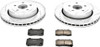 Power Stop K2949 Rear Z23 Evolution Sport Performance 1-Click Brake Kit for 06-10 Jeep Grand Cherokee WK SRT8
