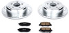 Power Stop K3046 Rear Z23 Evolution Sport Performance 1-Click Brake Kit for 08-12 Jeep Liberty KK