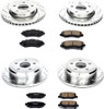 Power Stop Front & Rear Z23 Evolution Sport Performance 1-Click Brake Kit for 07-18 Jeep Wrangler JK