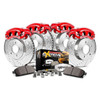 Power Stop Front & Rear Z36 Extreme Performance Truck & Tow Brake Kit with Calipers for 05-10 Jeep Grand Cherokee WK & Commander XK