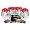 Power Stop Front & Rear Z36 Extreme Performance Truck & Tow Brake Kit with Calipers for 05-10 Jeep Grand Cherokee WK & Commander XK
