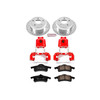Power Stop Front & Rear Z23 Evolution Sport Performance 1-Click Brake Kit with Calipers for 99-02 Jeep Grand Cherokee WJ with Teves Calipers