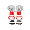 Power Stop Front & Rear Z23 Evolution Sport Performance 1-Click Brake Kit with Calipers for 99-02 Jeep Grand Cherokee WJ with Teves Calipers