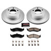 Power Stop CRK2119 Front Z17 Evolution Geomet Coated Brake Kit for 90-99 Jeep Cherokee XJ, 90-92 Jeep Comanche MJ, 93-98 Grand Cherokee ZJ, 90 Wagoneer SJ, & 90-99 Jeep Wrangler YJ & TJ