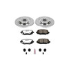 Power Stop K6542-36 Rear Z36 Extreme Performance Truck & Tow Brake Kit for 14-19 Jeep Cherokee KL with Dual Piston Front Calipers