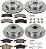 Power Stop KOE2150 Front & Rear Z16 Autospecialty Daily Driver OE Brake Kit for 99-04 Jeep Grand Cherokee WJ with Akebono Calipers