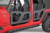 DV8 Offroad RDSTTB-01R Plated Rock Doors for 07-18 Jeep Wrangler Unlimited JK