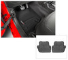 WeatherTech DigitalFit Front & Rear Floor Liners for 18-25 Jeep Wrangler JL 2-Door