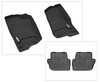 WeatherTech DigitalFit Front & Rear Floor Liners - in Black for 18-25 Jeep Wrangler JL 2-Door