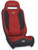 PRP Seats A9301-57 Summit Elite Series High Back Front Seats In Black & Red
