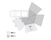 Overland Vehicle Systems 19579907 Nomadic 270 LT Awning with Black Storage Cover Driver Side with Wall 1 & 2