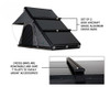 Overland Vehicle Systems 18099901 Mamba III Hard Shell Roof Top Tent
