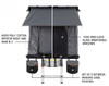 Overland Vehicle Systems 18099901 Mamba III Hard Shell Roof Top Tent