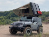 Tuff Stuff Overland TS-RTT-STLTH Stealth Hardshell Rooftop Tent, 3 Person, in Black