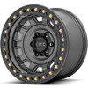 KMC Wheels Tank KM236 Anthracite 17x9 -38mm Offset 5x127 (5x5) | Fits Jeep Wrangler 07-Up and Jeep Gladiator