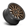 Fuel Offroad Wheels Rebel D681 Matte Bronze Black Lip 20x9 20mm Offset 6x135