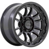 KMC Wheels Wrath KM727 Satin Black 20x9 0mm Offset 5x127 (5x5) | Fits Jeep Wrangler 07-Up and Jeep Gladiator