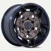 Black Rhino Wheels Guard BR028 Burnt Bronze Matte Black Lip 17x8.5 0mm Offset 5x127 (5x5) | Fits Jeep Wrangler 07-Up and Jeep Gladiator