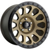 Fuel Offroad Wheels Vector D600 Bronze w/ Matte Black Lip 17x9 -12mm Offset 5x127 (5x5) | Fits Jeep Wrangler 07-Up and Jeep Gladiator