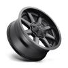 Fuel Offroad Wheels Maverick D436 Satin Black 17x8.5 25mm Offset 5x110,5x127 (5x5) | Fits Jeep Wrangler 07-Present and Jeep Gladiator
