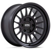KMC Wheels Impact Forged Monoblock KM447 Satin Black 18x9 -12mm Offset 6x139.7 (6x5.5)