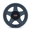 KMC Wheels Lobo KM728 Metallic Blue 17x8.5 -10mm Offset 6x139.7 (6x5.5)