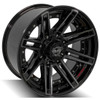 4Play Wheels 4P08 Brushed Black 22x12 -44mm Offset 5x127 (5x5) | Fits Jeep Wrangler 07-Present and Jeep Gladiator 4Play Wheels 4P08 Brushed Black 22x12 -44mm Offset 5x127 (5x5) | Fits Jeep Wrangler 07-Present and Jeep Gladiator
