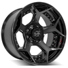 4Play Wheels 4P50 Brushed Black 22x12 -44mm Offset 5x127 (5x5) | Fits Jeep Wrangler 07-Present and Jeep Gladiator 4Play Wheels 4P50 Brushed Black 22x12 -44mm Offset 5x127 (5x5) | Fits Jeep Wrangler 07-Present and Jeep Gladiator