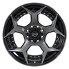 4Play Wheels 4P50 Brushed Black 22x10 -24mm Offset 5x127 (5x5) | Fits Jeep Wrangler 07-Present and Jeep Gladiator 4Play Wheels 4P50 Brushed Black 22x10 -24mm Offset 5x127 (5x5) | Fits Jeep Wrangler 07-Present and Jeep Gladiator
