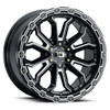 Vision Wheels Korupt 405 Gloss Black Milled 20x10 -25mm Offset 5x127 (5x5) | Fits Jeep Wrangler 07-Present and Jeep Gladiator Vision Wheels Korupt 405 Gloss Black Milled 20x10 -25mm Offset 5x127 (5x5) | Fits Jeep Wrangler 07-Present and Jeep Gladiator