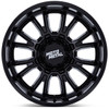 Moto Metal Wheels Legacy MO810 Gloss Black 17x9 1mm Offset 5x127 (5x5),5x139.7 (5x5.5) | Fits Jeep Wrangler 07-Present and Jeep Gladiator