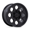 Pro Comp Wheels Heritage PA201 Matte Black 17x8 0mm Offset 5x127 (5x5) | Fits Jeep Wrangler 07-Present and Jeep Gladiator