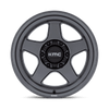 KMC Wheels Lobo KM728 Matte Anthracite 17x9 -38mm Offset 5x127 (5x5) | Fits Jeep Wrangler 07-Present and Jeep Gladiator