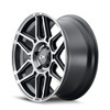 ION Alloy Wheels 146 Matte Black Machined Dark Tint 20x9 18mm Offset 6x135