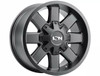ION Alloy Wheels 141 Satin Black 17x9 18mm Offset 5x127 (5x5),5x139.7 (5x5.5) | Fits Jeep Wrangler 07-Present and Jeep Gladiator