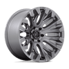 Fuel Offroad Wheels Quake D830 Platinum 18x9 1mm Offset 5x127 (5x5) | Fits Jeep Wrangler 07-Present and Jeep Gladiator