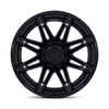 Fuel Offroad Wheels Brawl FC401 Matte Black With Gloss Black Lip 24x12 -44mm Offset 8x165.1 (8x6.5)