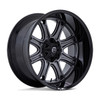 Fuel Offroad Wheels Darkstar FC853 Matte Gunmetal With Black Lip 22x10 -18mm Offset 5x127 (5x5),5x139.7 (5x5.5) | Fits Jeep Wrangler 07-Present and Jeep Gladiator