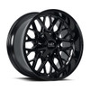 Hardrock Offroad Wheels Bomber H714 Gloss Black 20x9 20mm Offset 5x127 (5x5),5x139.7 (5x5.5) | Fits Jeep Wrangler 07-Present and Jeep Gladiator